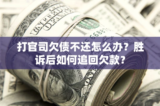 济南打官司欠债不还怎么办？胜诉后如何追回欠款？