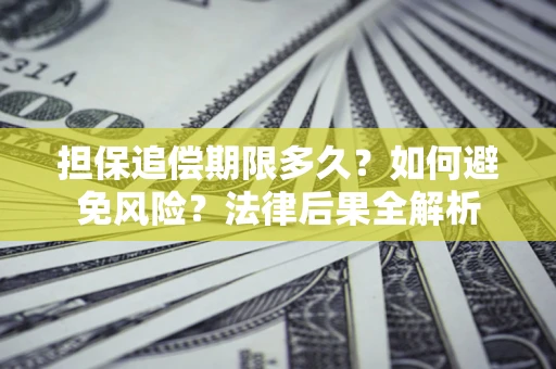 济南担保追偿期限多久？如何避免风险？法律后果全解析