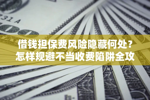 济南借钱担保费风险隐藏何处？怎样规避不当收费陷阱全攻略！